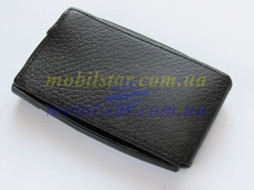 Кожаный чехол-флип для LG L3, LG E400, LG E405 черный