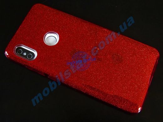 Чехол для Xiaomi Redmi Note5 Pro, Xiaomi Note5Pro красный блестящий