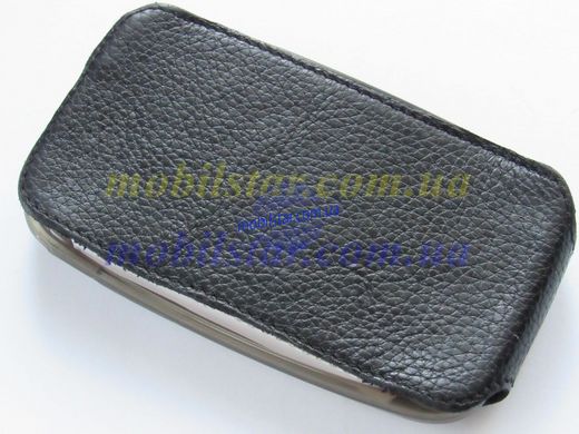 Кожаный чехол-флип для Samsung S6802 черный