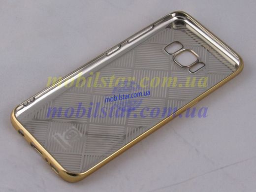 Силикон для Samsung S8, Samsung G950 золотистый