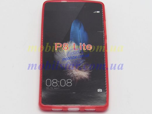 Чехол для Huawei P8 Lite, Huawei (ALE-L21) красный