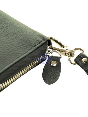 Шкіряний жіночий гаманець Bond W38 чорний
