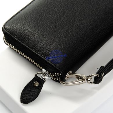 Кожаный женский кошелек Bond W38 черный
