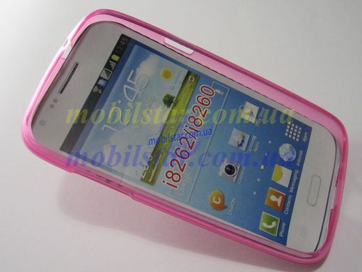 Чехол для Samsung I8260, Samsung 8262 розовый