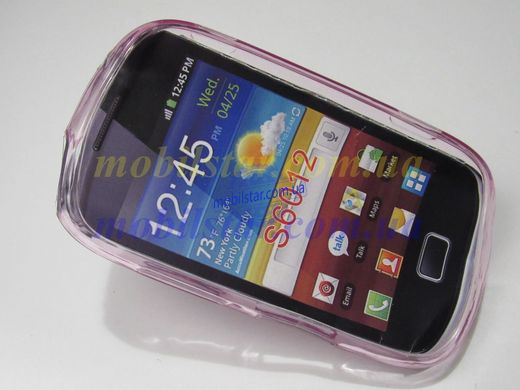 Чохол для Samsung S6012 розовий