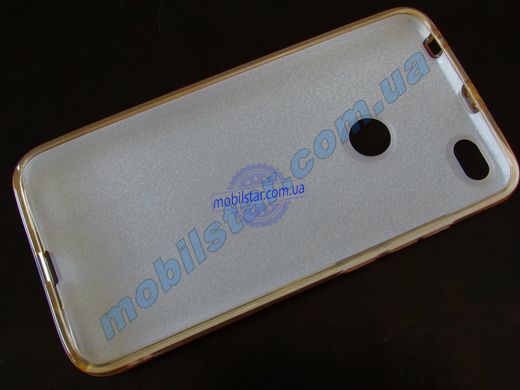 Чехол для Xiaomi Redmi Note5A золотистый блестящий