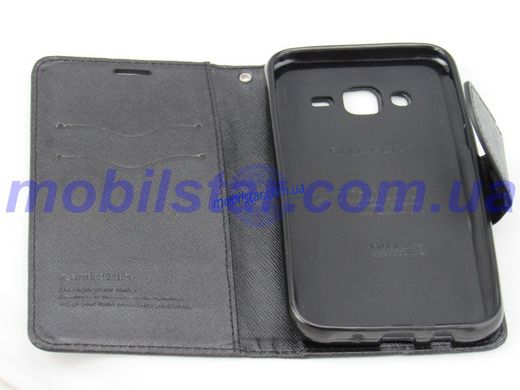 Чехол книжка для Samsung J500, Samsung J5 черная goospery