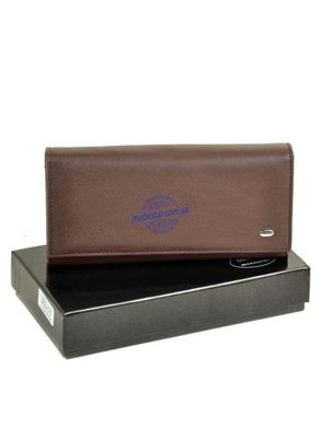 Кожаный женский кошелек Bond W807 коричневый