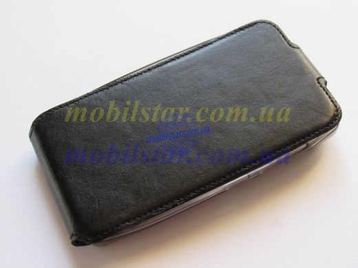Шкіряний чохол-фліп для Microsoft Lumia 430, Nokia 430 чорний