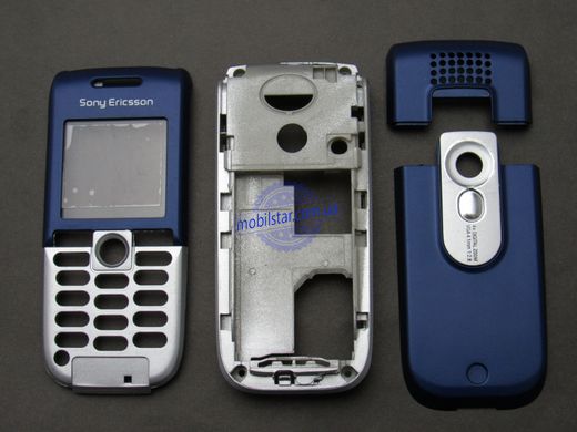 Корпус телефону Sony Ericsson K300 синій. AAA