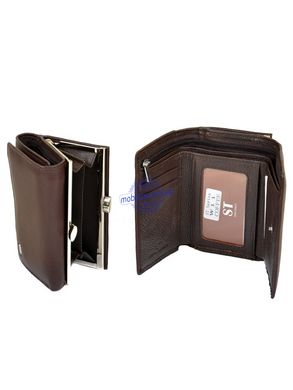 Жіночий гаманець еко-шкіра ST W11 коричневий