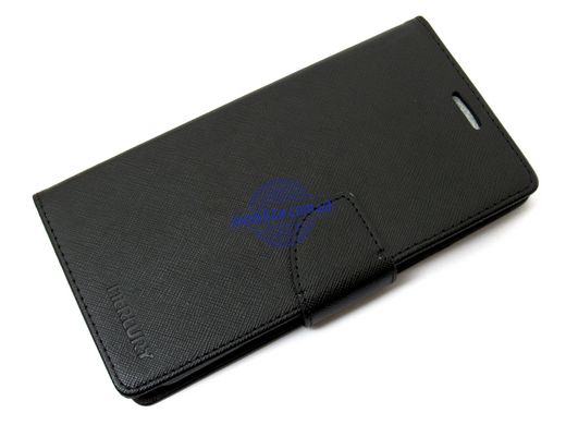 Чехол книжка для Samsung A720, Samsung A7 черная goospery