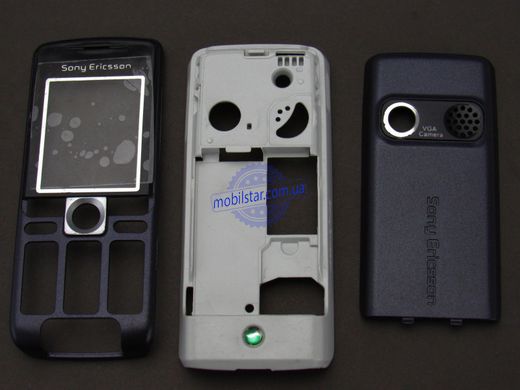 Корпус телефону Sony Ericsson K310 синій. AAA