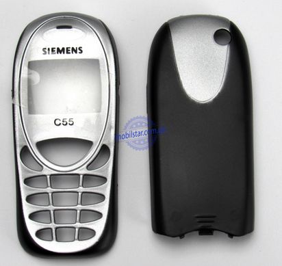 Корпус телефону Siemens C55 чорний. AAA