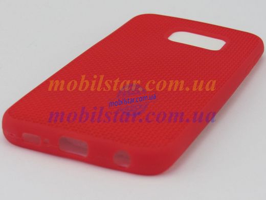 Чохол для Samsung S6 Edge, Samsung G925, Samsung G925F червоний (сітка)