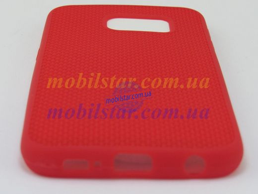 Чехол для Samsung S6 Edge, Samsung G925, Samsung G925F красный (сетка)