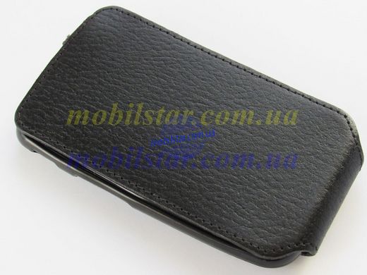 Шкіряний чохол-фліп для LG L7 Dual, LG P715 чорний