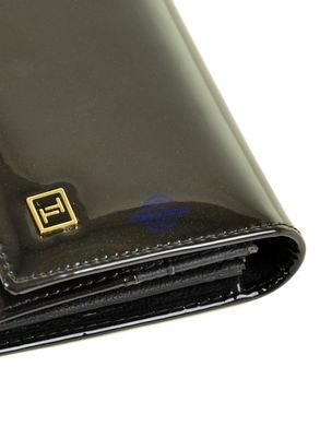 Шкіряний жіночий гаманець BRETTON W0807 чорний лакований