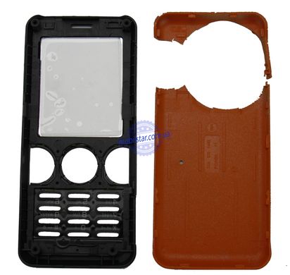Корпус телефону Sony Ericsson W610 чорний. AAA