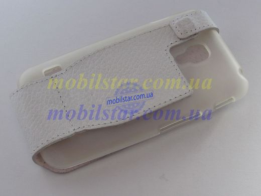 Шкіряний чохол-фліп для LG L7 Dual, LG P715 білий