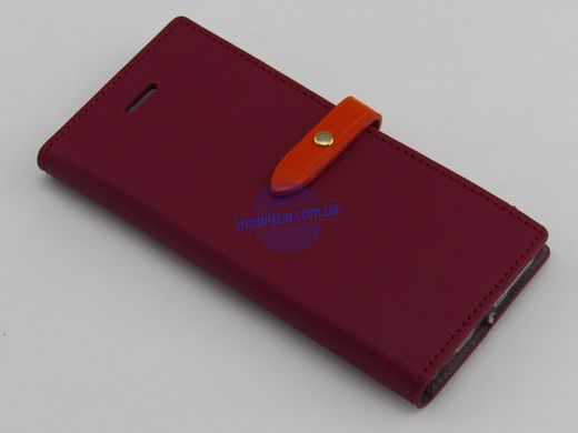 Чехол-книжка для IPhone 6G, IPhone 6S бордовая goospery 1