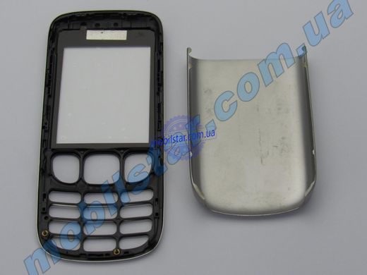 Корпус телефону Nokia 6303 серебристий. AAA