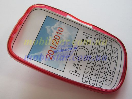 Чехол для Nokia 200, Nokia 201, Nokia 2010 красный