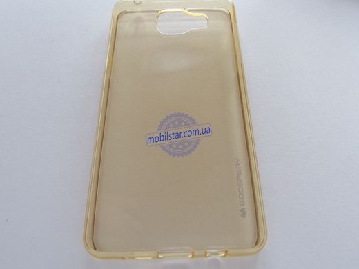 Чохол для Samsung A510, Samsung A5 золотистий тонкий