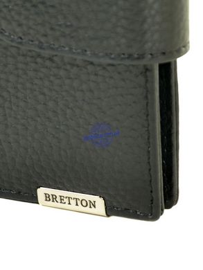 Якісна шкіряна візитниця BRETTON M4203 чорна