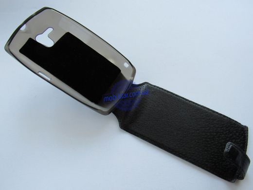 Кожаный чехол-флип для Sony Xperia MT25i, Sony Xperia Neo l черный