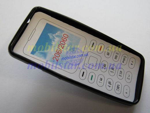 Чехол для Nokia 206, Nokia 2060 черный