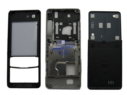 Корпус телефону Sony Ericsson C510 чорний. AAA