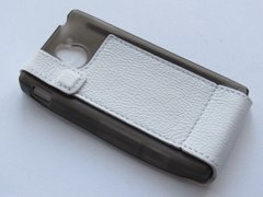 Кожаный чехол-флип для Sony Xperia MT27i, Sola белый