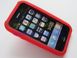 Силикон для IPhone 3G красный мягкий