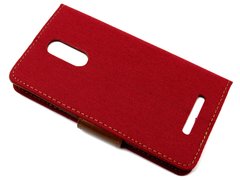 Чехол-книжка для Xiaomi Redmi Note2, Xiaomi Xiaomi Note3 красная Goospery джинс