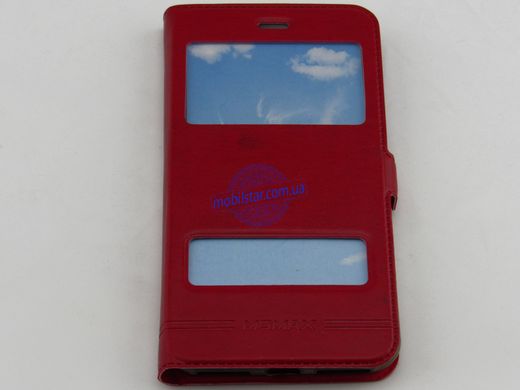 Чохол-книжка для IPhone 7 Plus, IPhone 7+ червона "Windows"