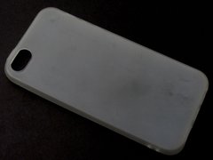 Силикон для IPhone 5G, Phone 5S белый