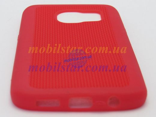 Чехол для Samsung S7, Samsung G930, Samsung G930A красный (сетка)