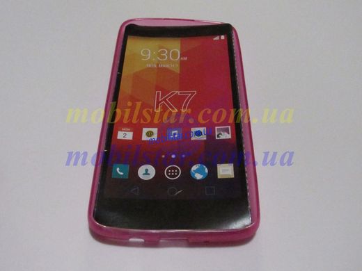 Силікон для LG K7, LG X210 розовий