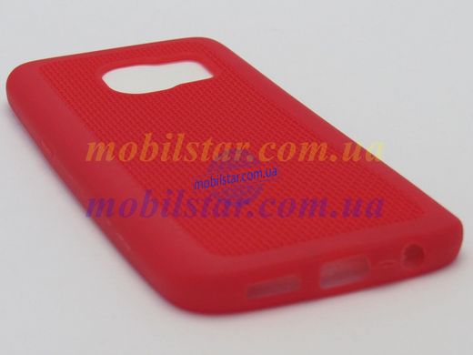 Чохол для Samsung S7, Samsung G930, Samsung G930A червоний (сітка)
