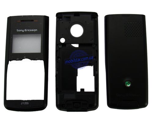 Корпус телефону Sony Ericsson J120 чорний. AAA