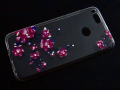 Чехол для Xiaomi Mi A1, Xiaomi Mi 5X прозрачный (цветы)