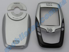 Корпус телефона Nokia 6600 серебристый. AA