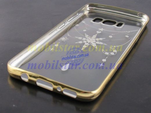Чехол для Samsung S8, Samsung G950 прозрачный (Герлянда)
