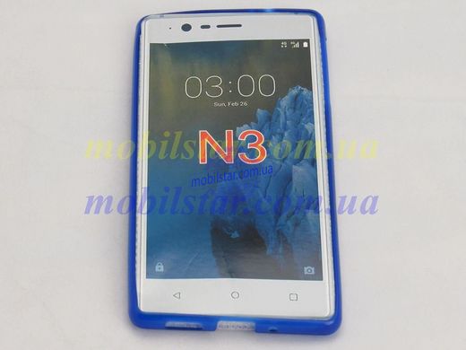 Силикон для Nokia 3 синий