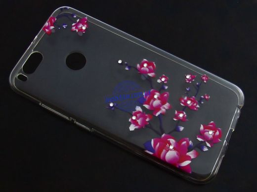 Чохол для Xiaomi Mi A1, Xiaomi Mi 5X прозорий (квіти)