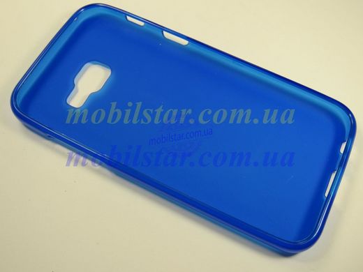 Чехол для Samsung A320, Samsung A3 синий