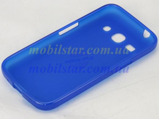 Силикон для Samsung G350, Samsung Star 2 plus синий