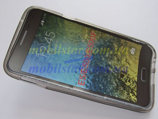 Силікон для Samsung E500, Samsung E5 напівпрозорий