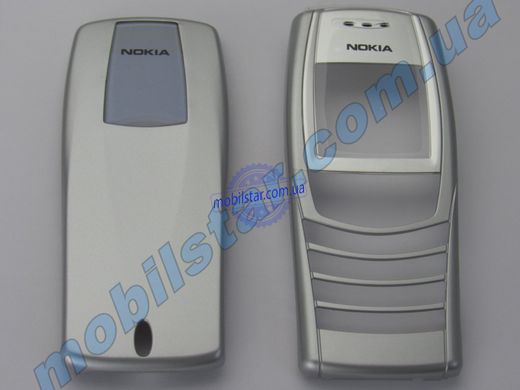 Корпус телефона Nokia 6610 серебристый. AAA